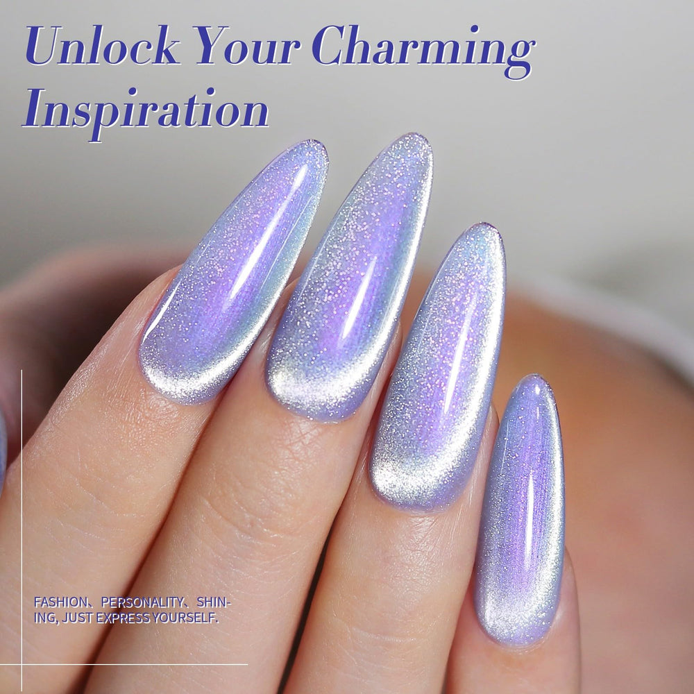 Born Pretty Auroras blue gel polish for bold aquatic-inspired nails