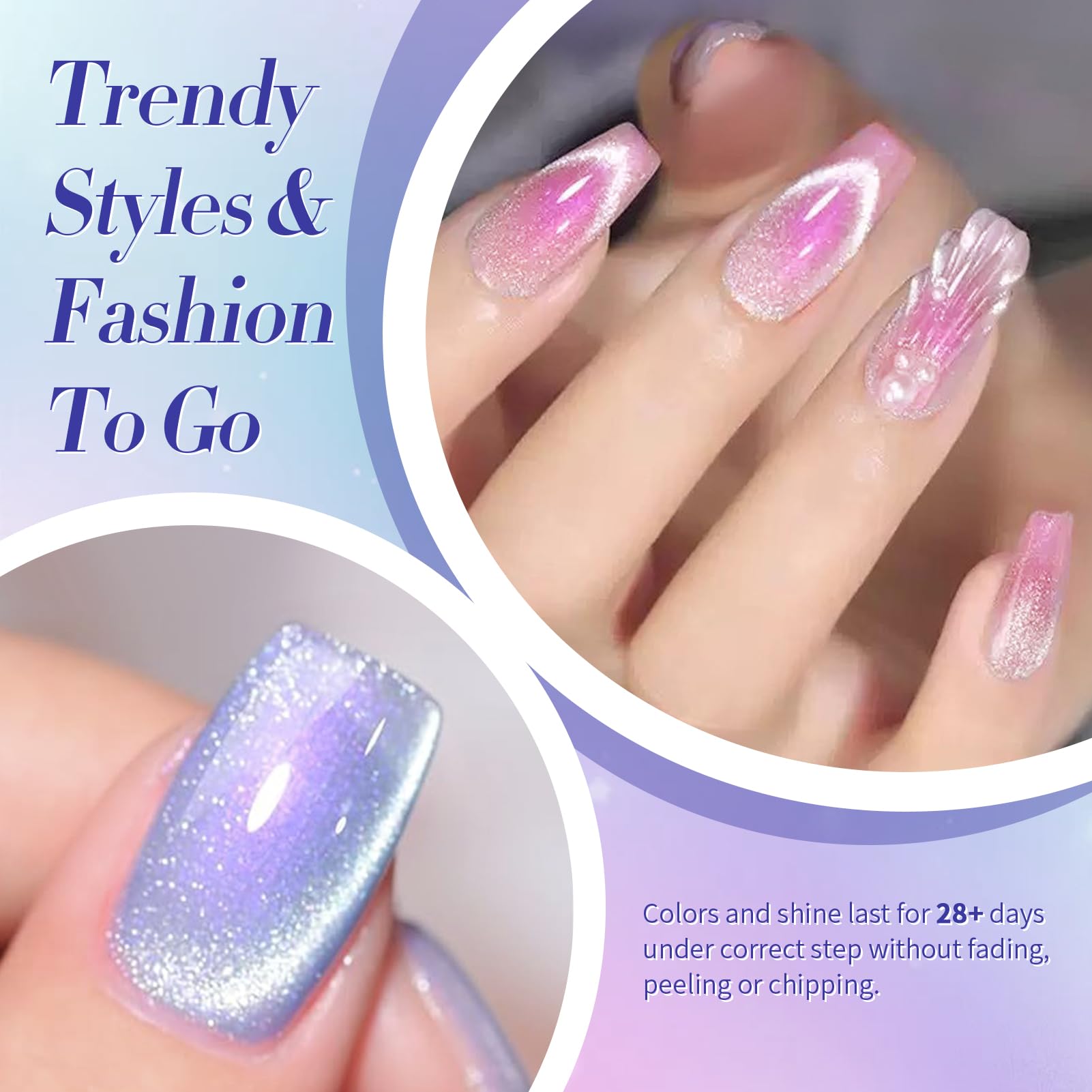 Born Pretty Auroras mermaid green gel polish for vibrant color looks