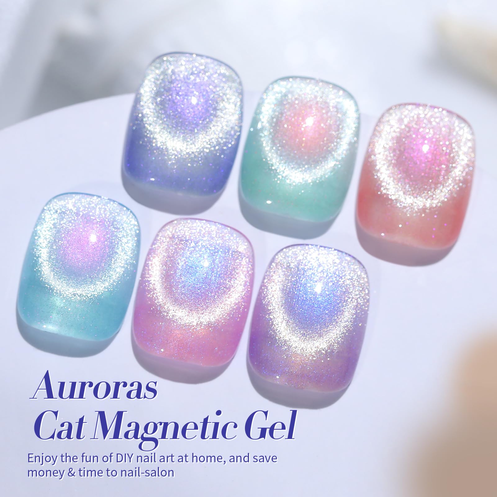 Born Pretty Auroras pink gel polish with delicate shimmer for daywear