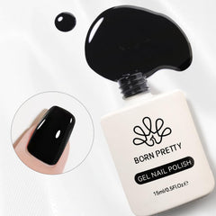Born Pretty gel polish provides glossy shine with proper base and top coats.