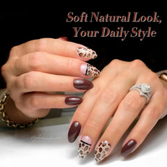 Born Pretty Brown Chocolate gel polish under LED lamp for fast, durable cure