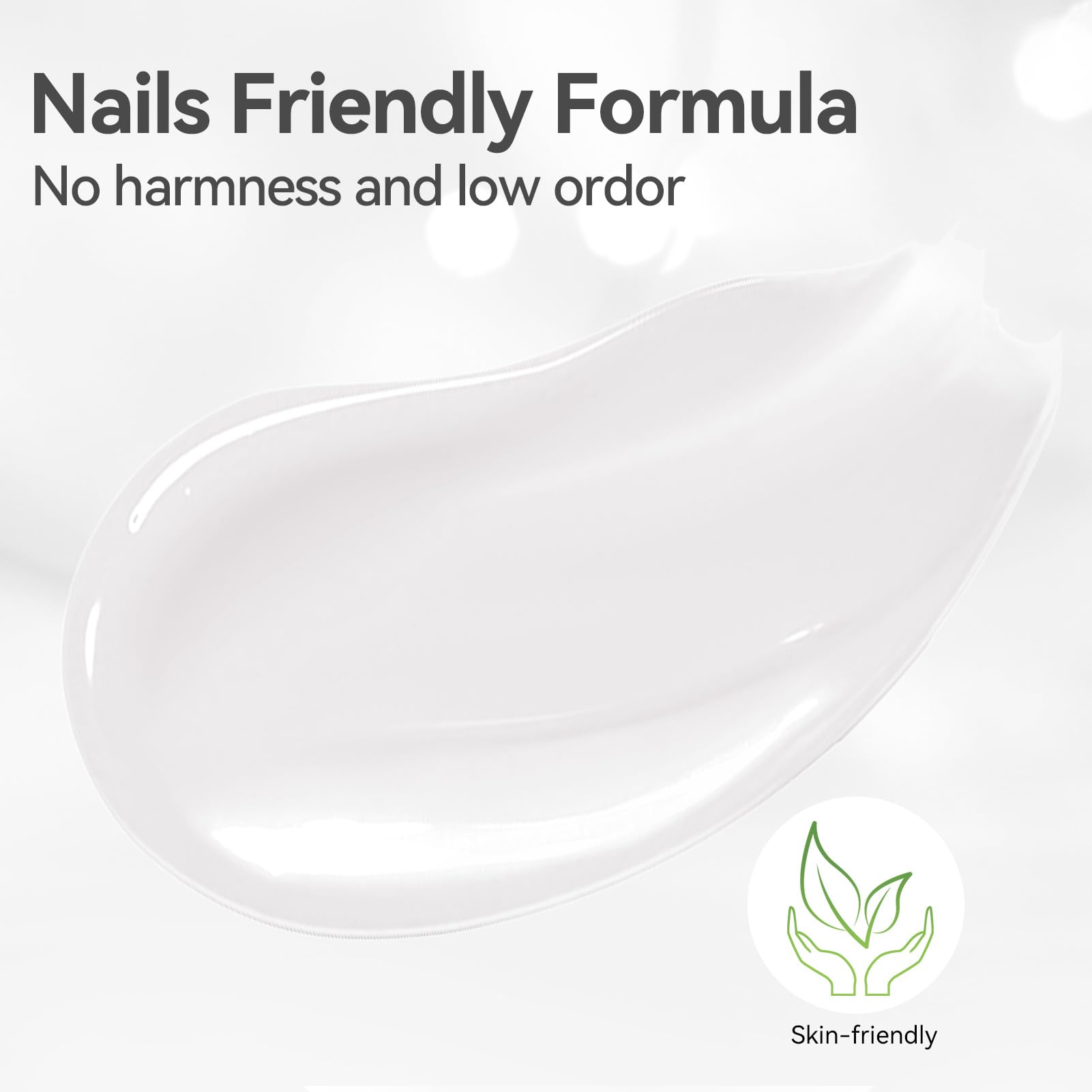 Eight-in-one functionality of Born Pretty Builder Gel for base, color, and tips.