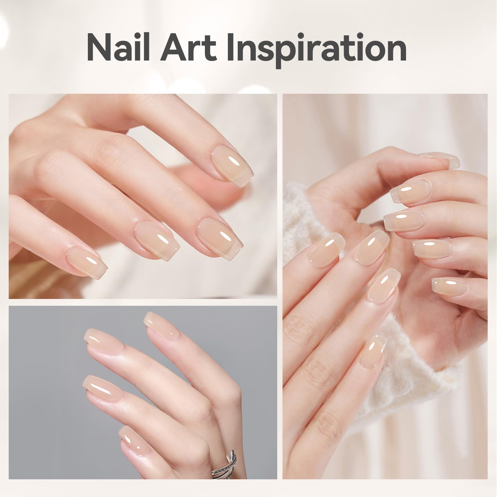 Born Pretty Builder Gel in-use workflow for nail extensions