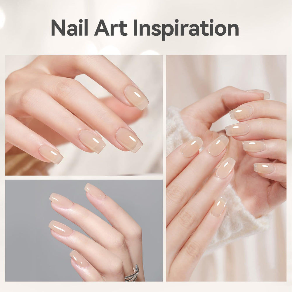 Born Pretty Builder Gel in-use workflow for nail extensions