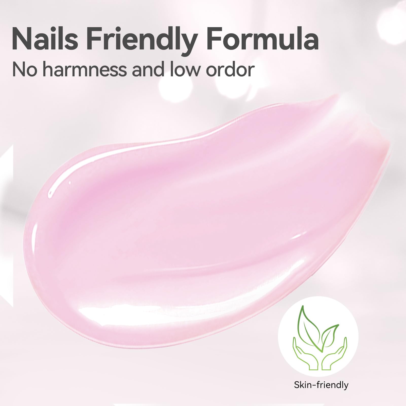 Born Pretty Builder Gel nail tip adhesive secures tips and gems.