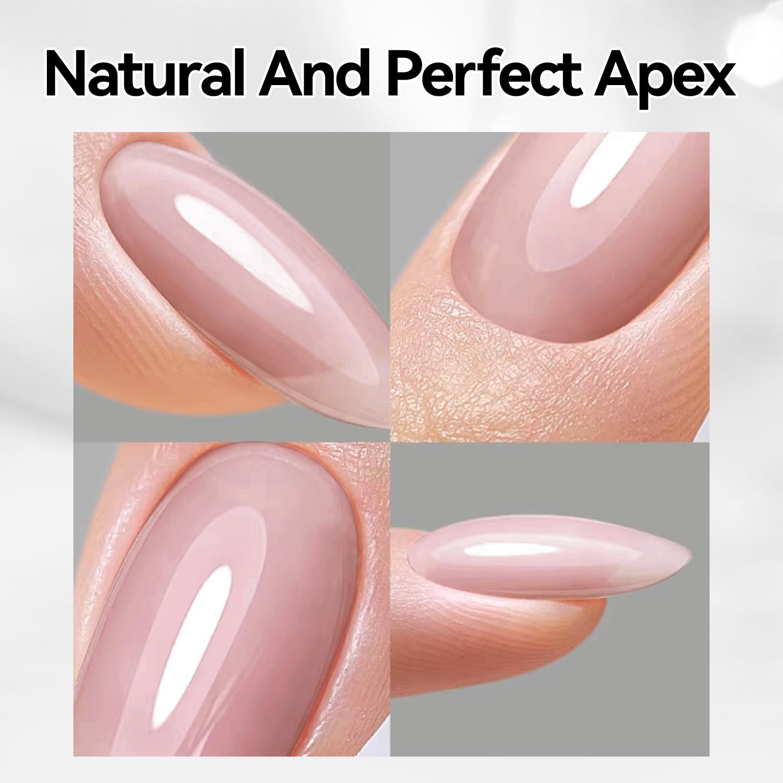 Swatch proves base and coverage for even nail surfaces.