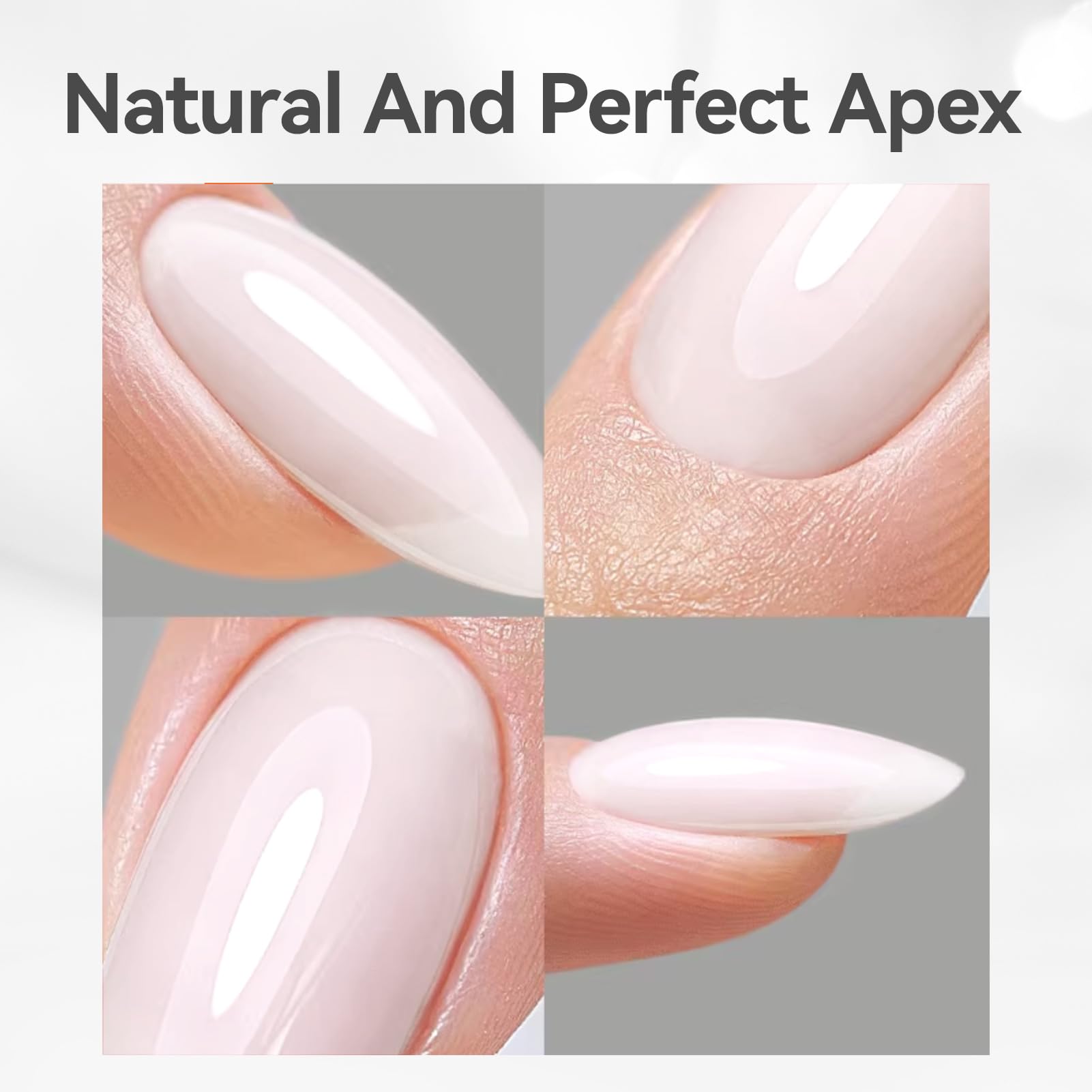 Nail art with rhinestones using Born Pretty Builder Gel adhesion support.