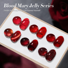 Born Pretty cat eye magnetic gel polish swatch showing magnetic shimmer