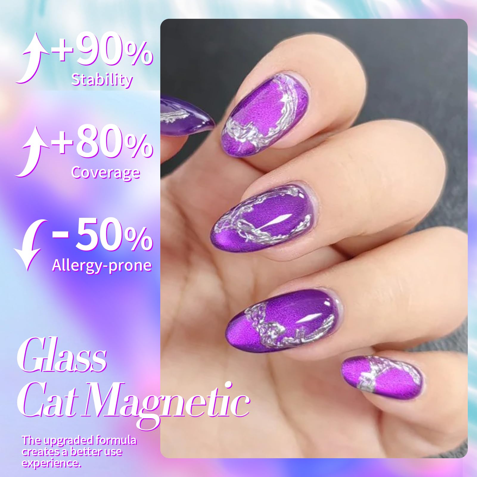 Born Pretty Cat Eye Gel offers long-lasting wear with glossy finish