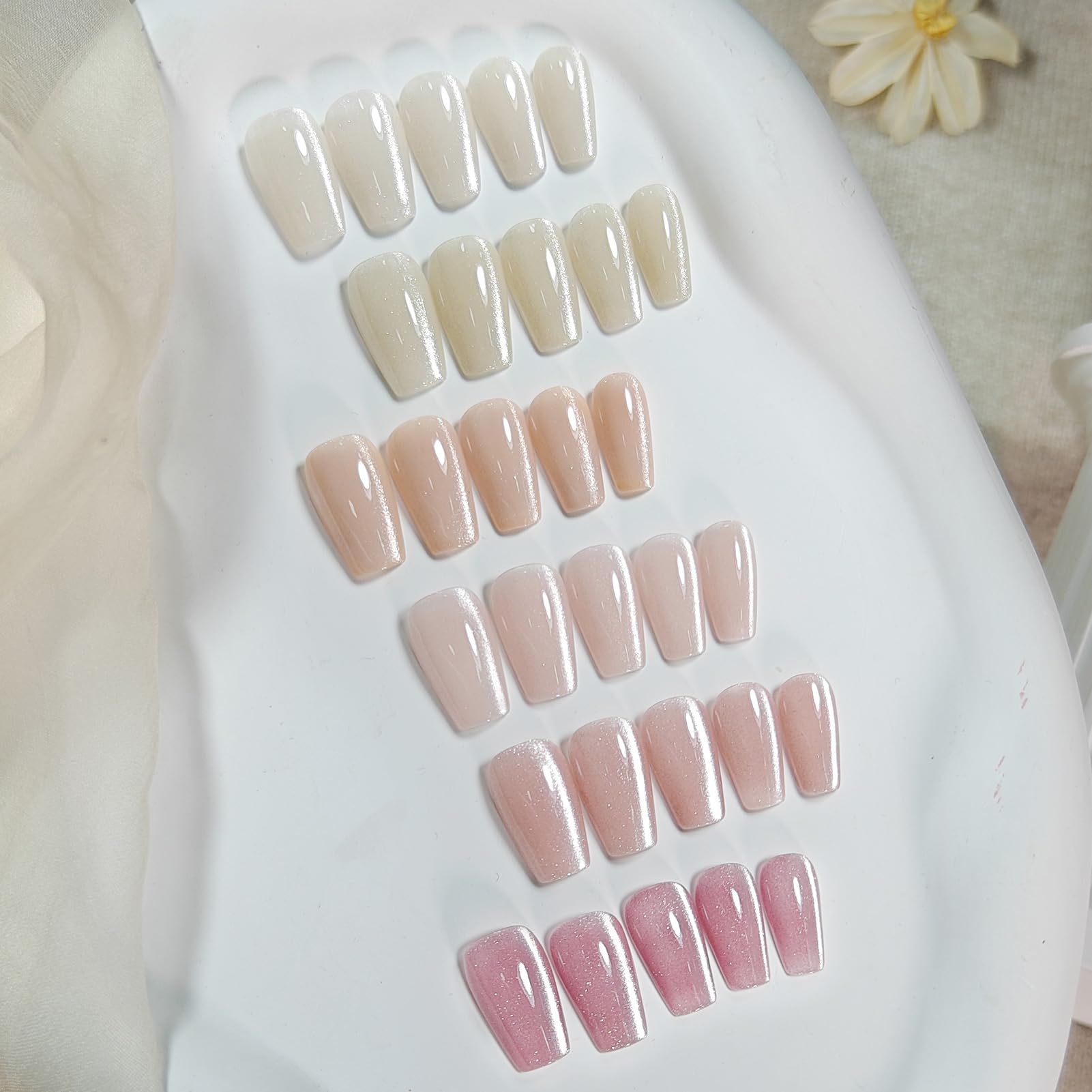 Born Pretty Cat Magnetic Gel Nail Polish Icy Silver Shimmer for crystal-like glamour