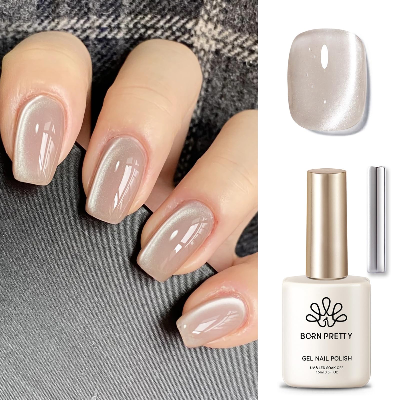 Born Pretty Nude Moonlight Gel makes a gift-ready manicure option.