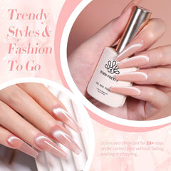 Born Pretty Cat Magnetic Eye Gel Polish crystal aurora shimmer captured during light.
