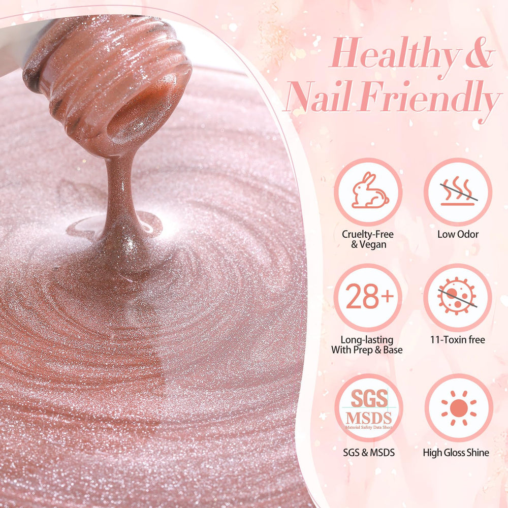 Low-odor healthier formula from Born Pretty for comfortable wear.