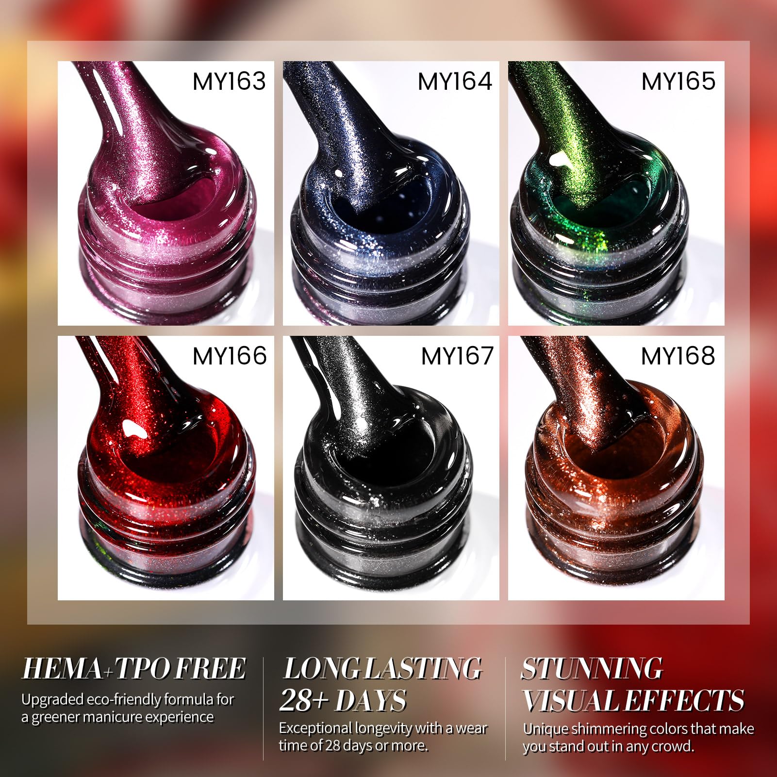 Born Pretty cat magnetic eye gel polish brown for warm earthy tones