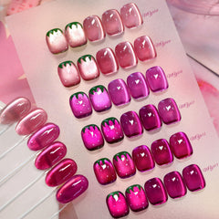 Born Pretty cat magnetic eye nail polish set with six colors for salon-at-home creativity