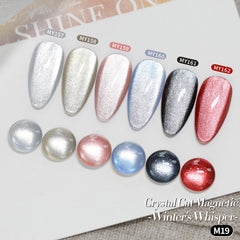 Born Pretty Cat Magnetic Eye Silver Glitter polish for reflective shine