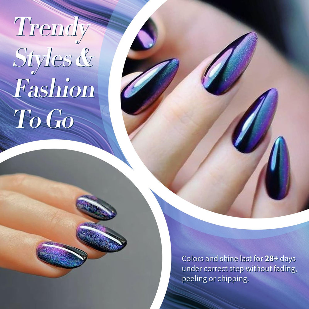 Born Pretty Chameleon Gel Nail Polish at home manicure setup for easy use