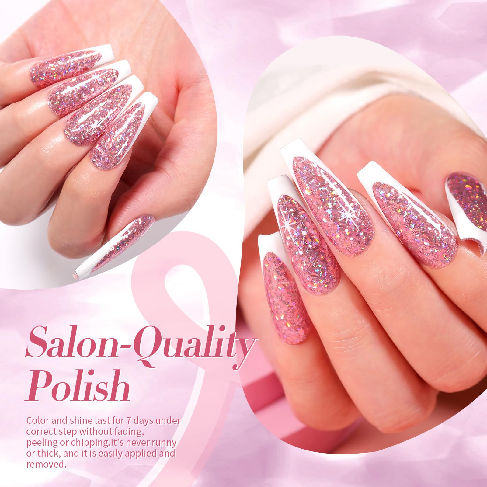 Born Pretty chip resistant finish keeps nails looking fresh for days