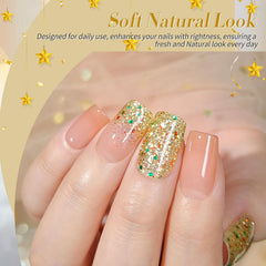 Born Pretty Christmas Jelly Glitter Polish with multicolor sequins for eye-catching party nails