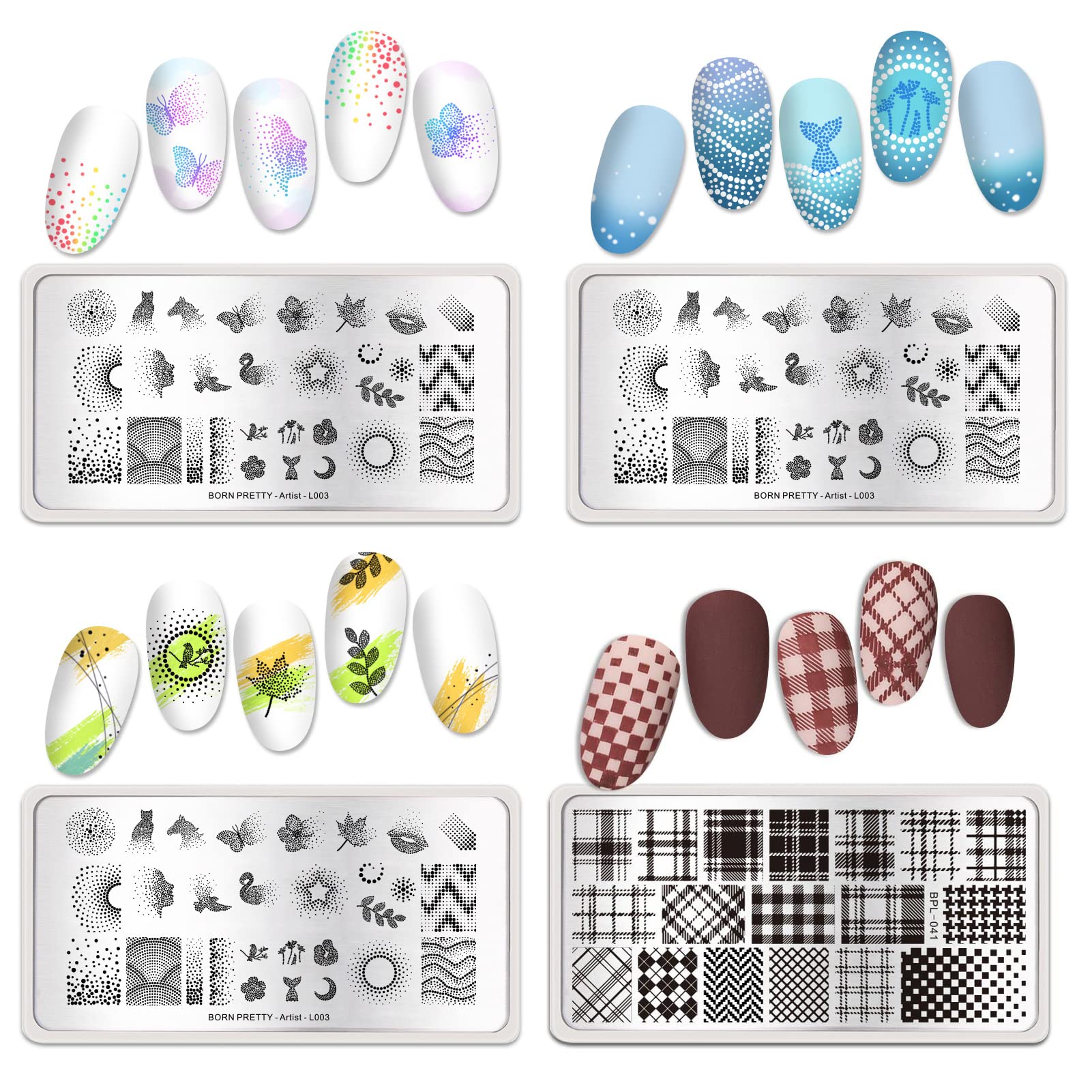 Born Pretty Christmas pattern stamping plate for festive looks