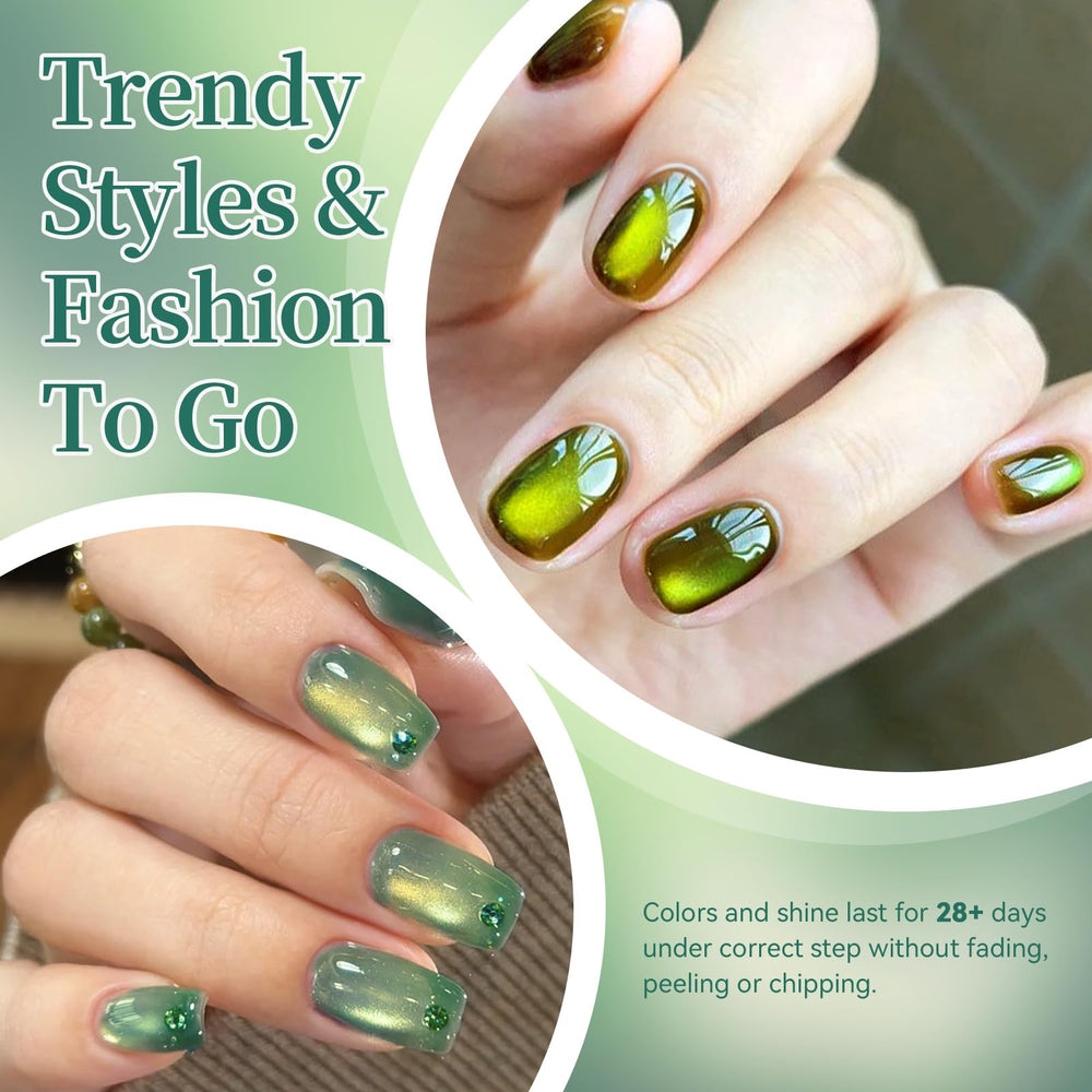 Born Pretty crystal glass magnetic shimmer captures light for eye-catching manicure effects.