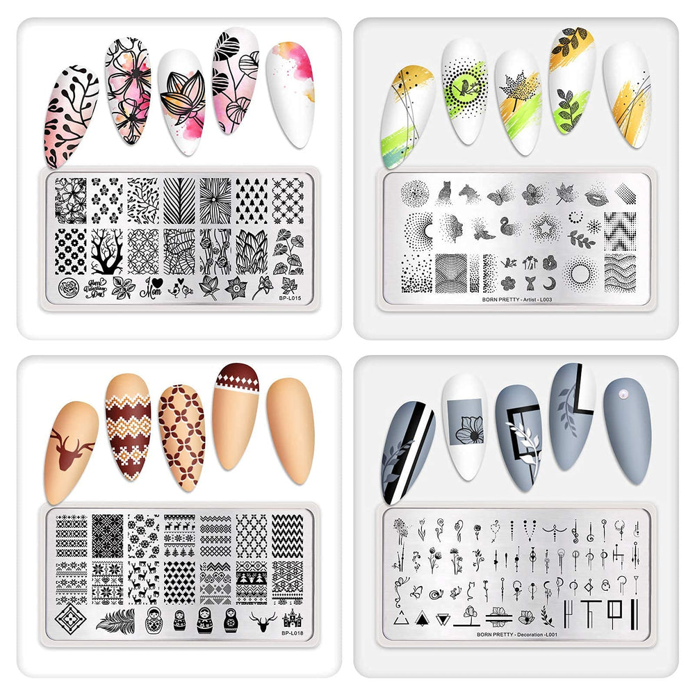Born Pretty detailed engravings stamping plate for crisp lines