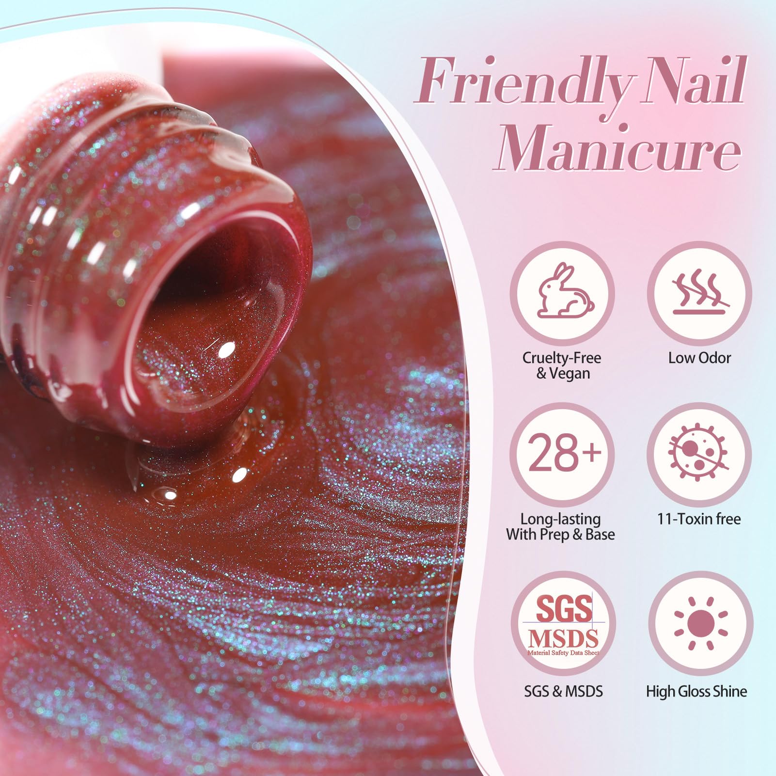 Born Pretty DIY at-home manicure lets you create cat-eye art.