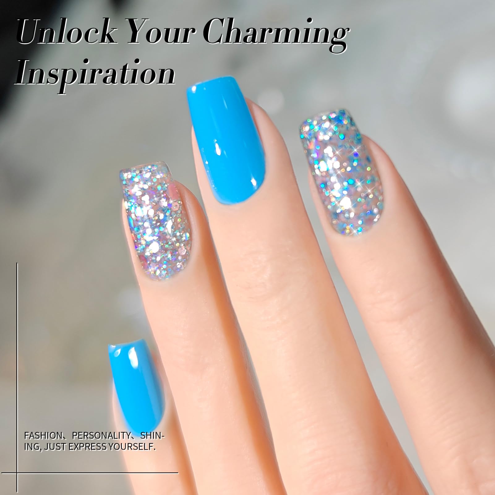 Born Pretty shimmer that reflects light for versatile looks