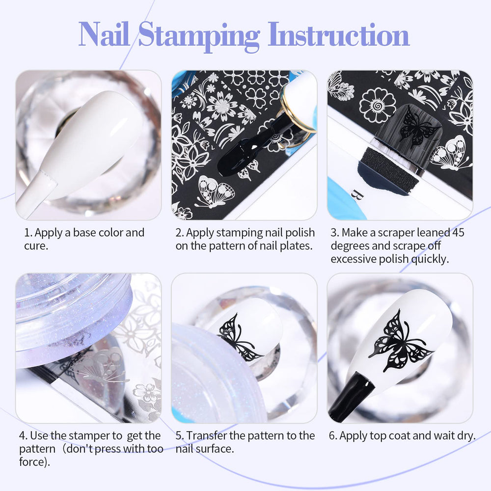 Born Pretty jelly stampers prevent image distortion during pressing.