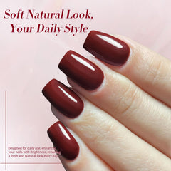 Born Pretty red yellow glitter sparkle gel polish detail for festive nails