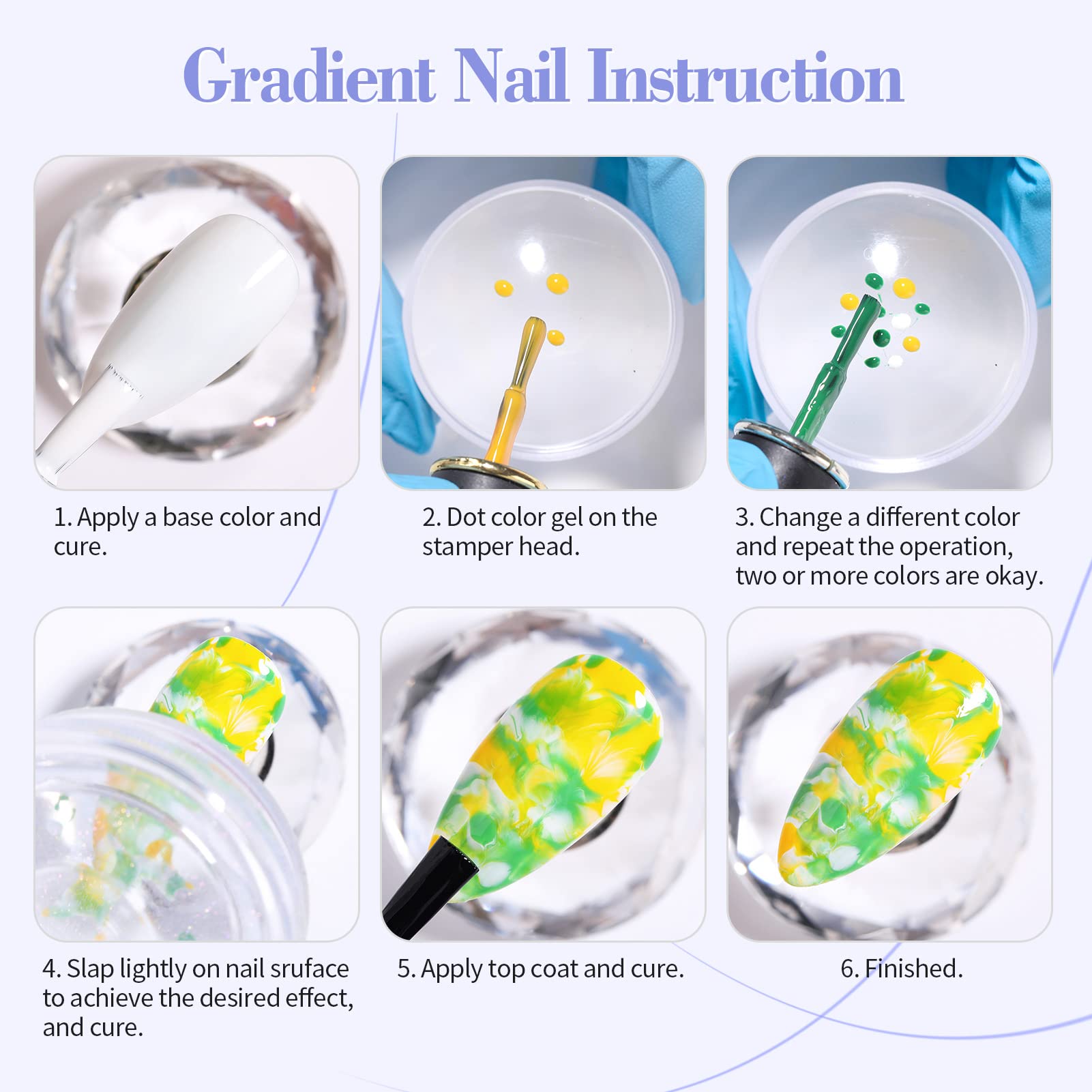 Born Pretty French tip nails become salon-like with consistent patterns.