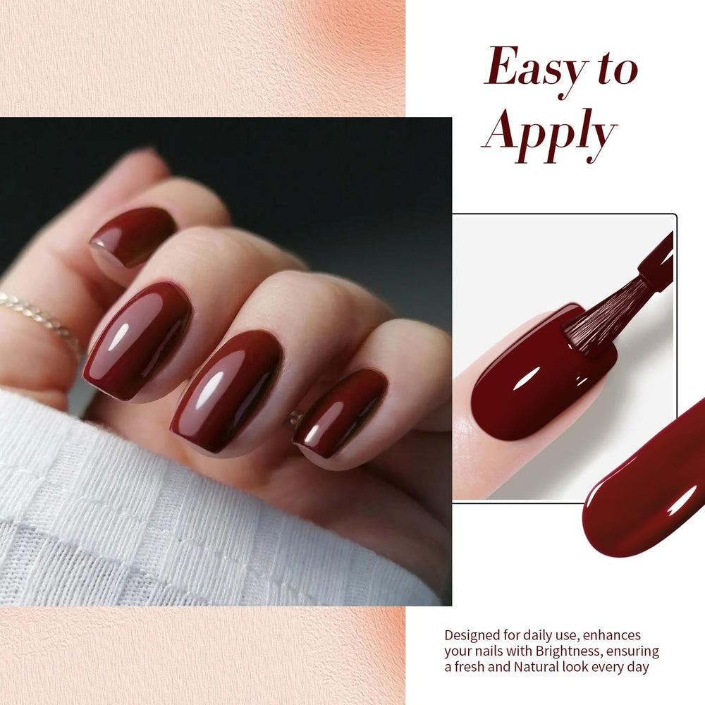 Born Pretty gel nail polish with base coat and top coat for durability