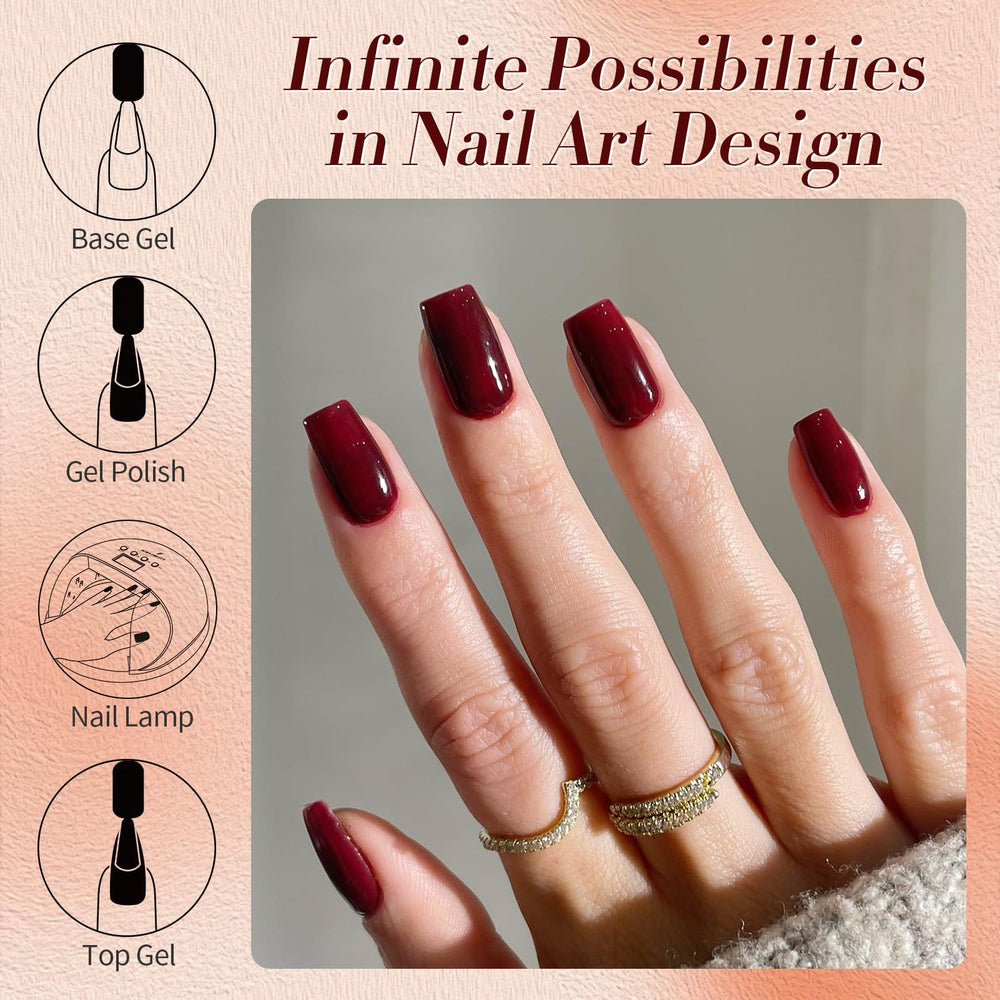 Born Pretty gel nail polish compatible with LED/UV curing lamp