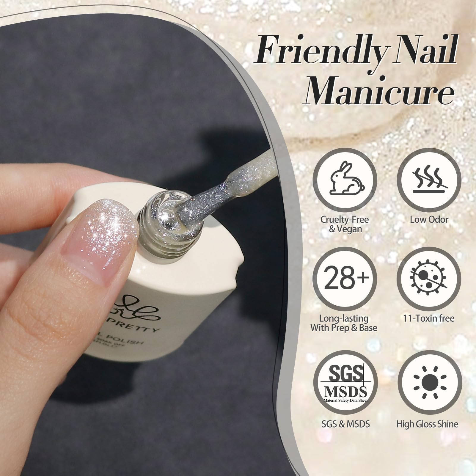 Born Pretty gift-ready nail polish packaging for holidays
