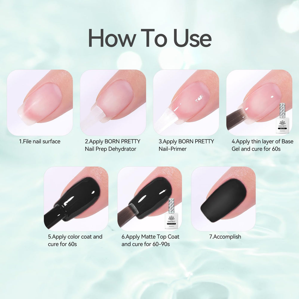 Gift-ready packaging for Born Pretty matte top coat