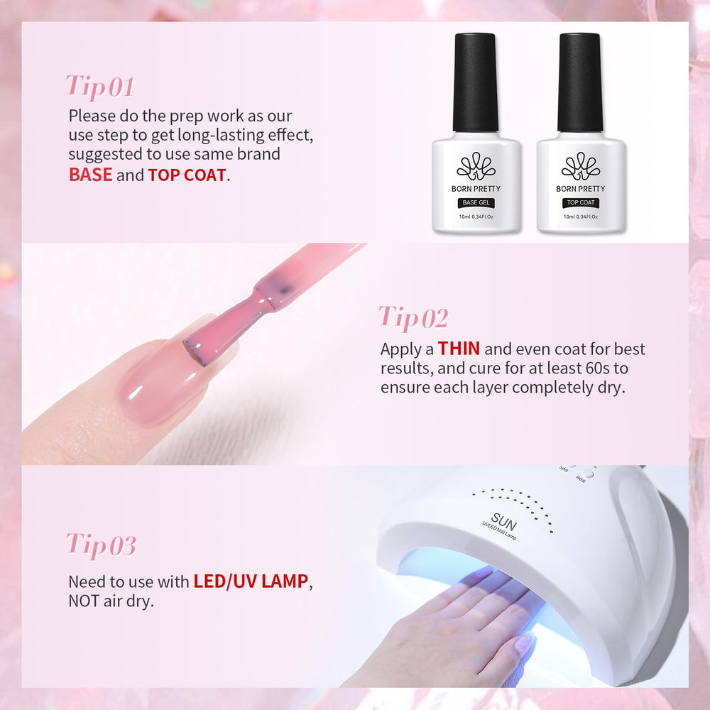 Born Pretty gel nail polish gift packaging appeals to beauty lovers.