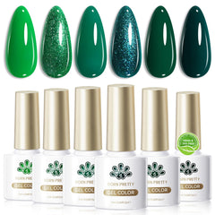 Born Pretty avocado green gel polish bottle for smooth, long-lasting color