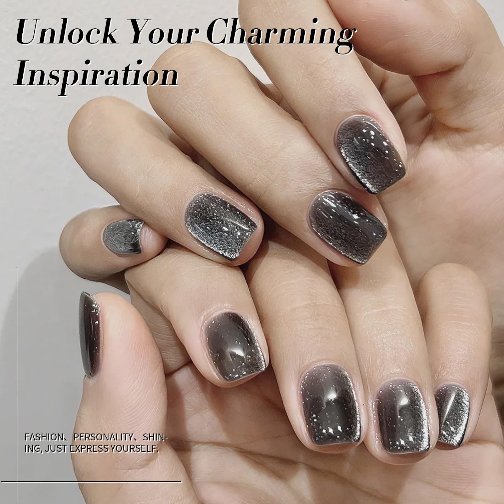 Born Pretty Holographic magnetic finish adds shimmering depth.