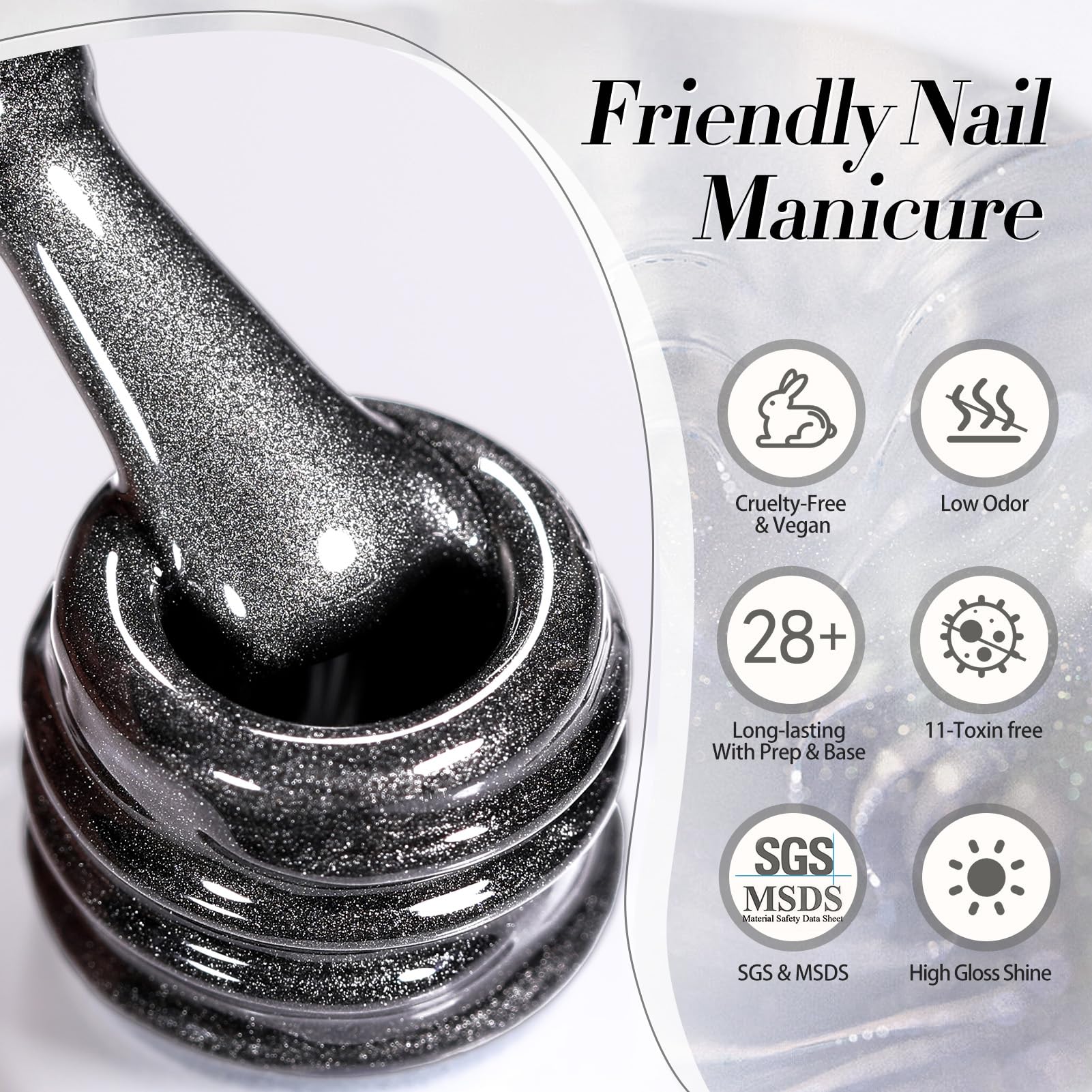 Born Pretty Home salon manicure setup for durable gel nails.