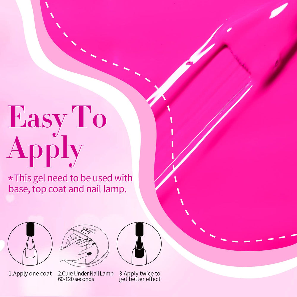 Home or salon setup for Born Pretty nail art with pink gel.