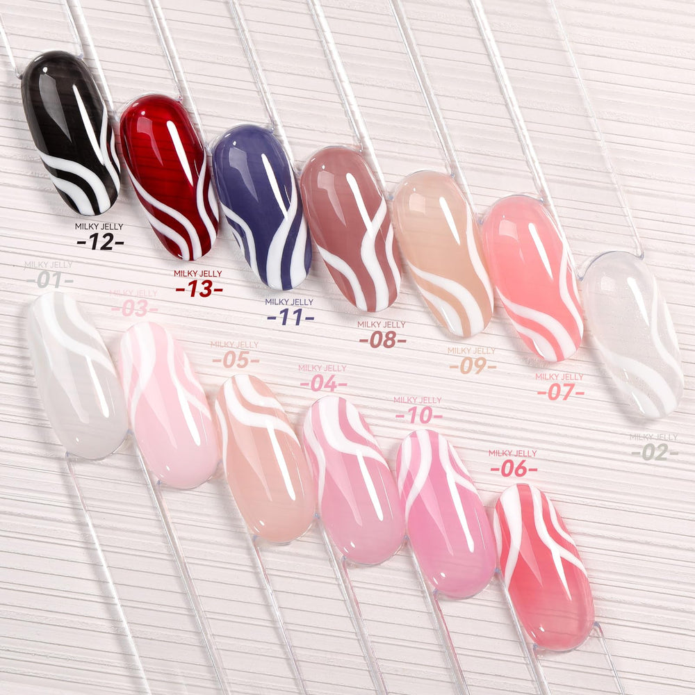 Born Pretty jelly black gel nail polish soaks off cleanly for easy at-home removal.