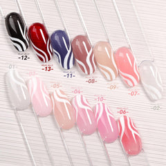Born Pretty jelly black gel nail polish soaks off cleanly for easy at-home removal.