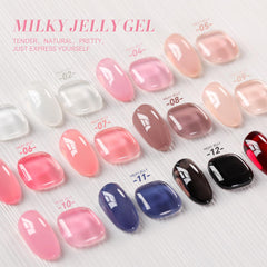 Born Pretty jelly black gel nail polish with UV lamp cure for quick manicures.