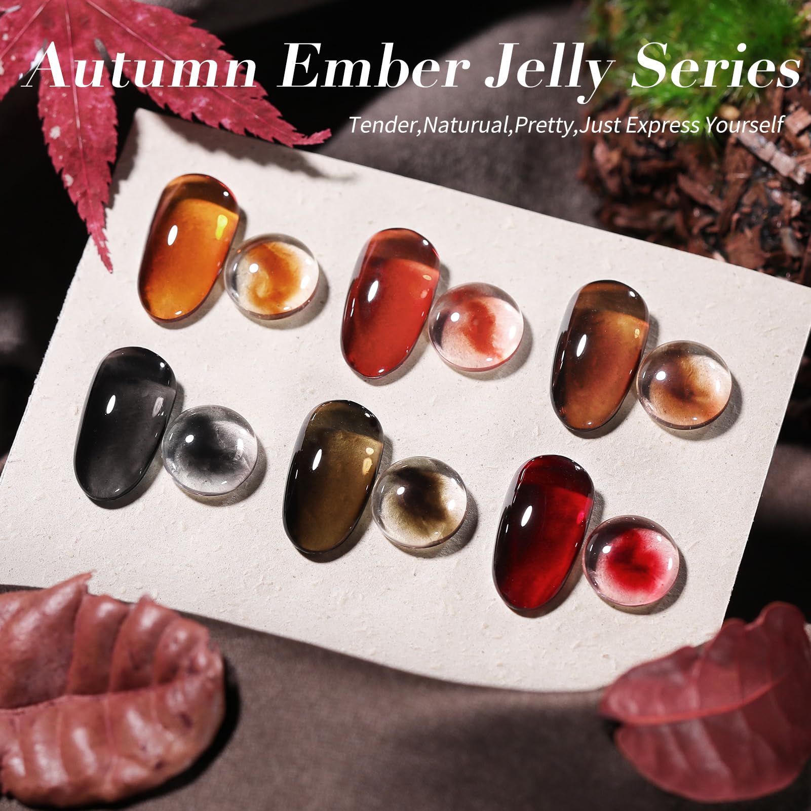 Born Pretty jelly gel black swatch delivers sleek gloss