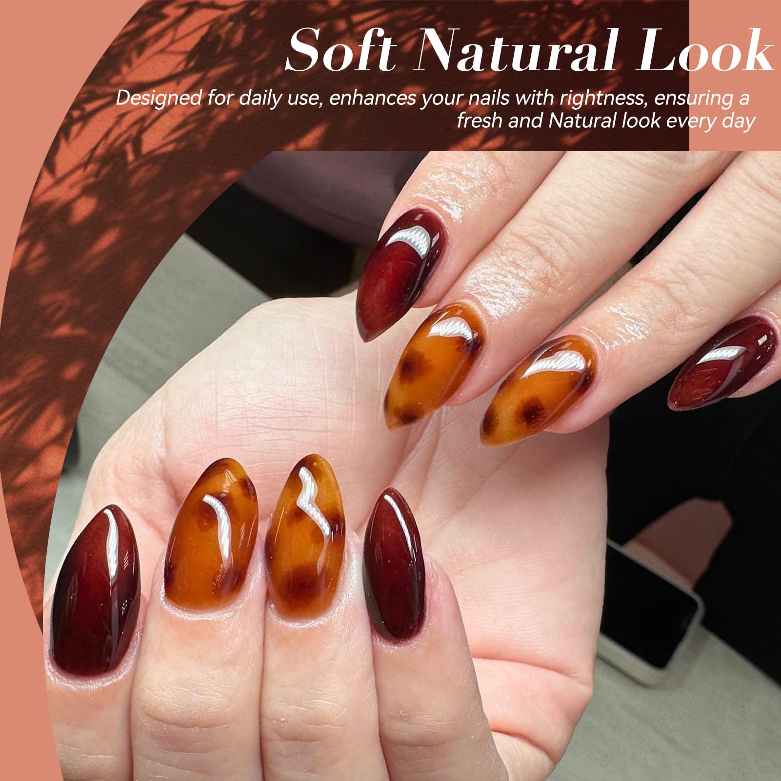 Born Pretty jelly gel nail polish blue creates cool statement nails