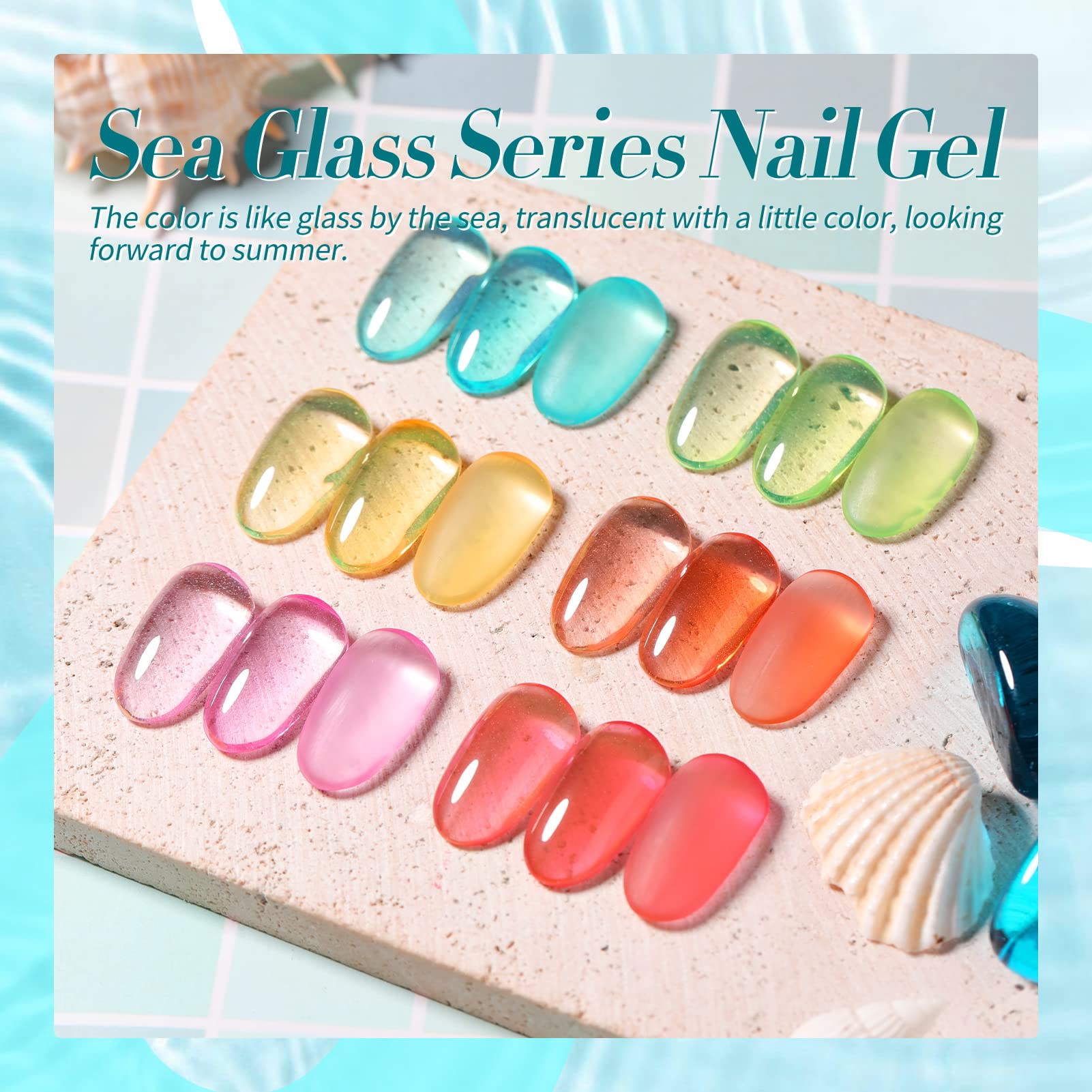 Born Pretty jelly gel bottle closeup showing glossy finish