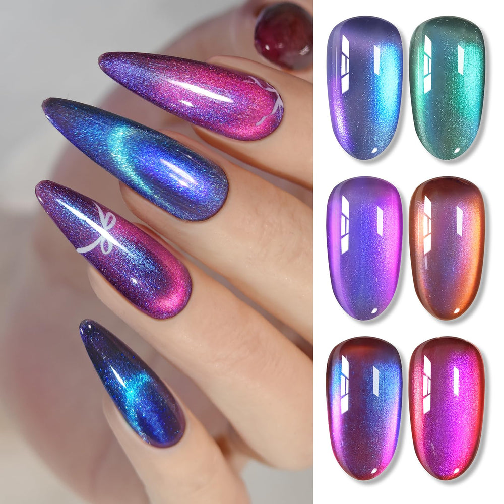 Close-up of jelly glass bead texture in Born Pretty polish for a premium shimmer.