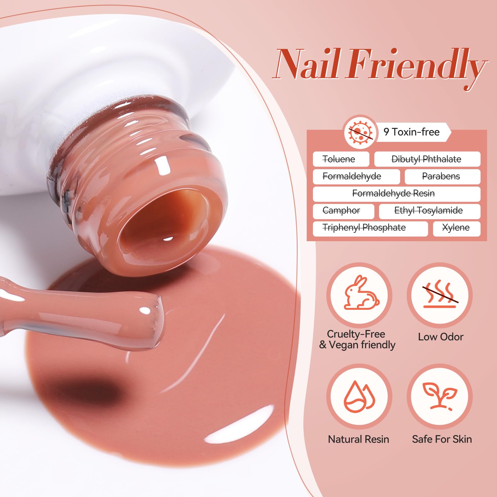 Born Pretty jelly low-odor healthy formula in bottle.