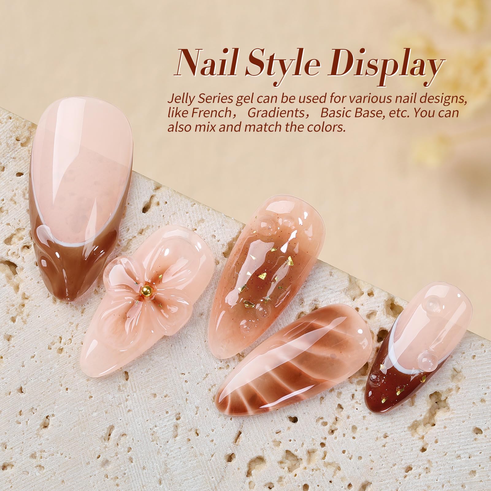 Born Pretty jelly polish black shade for bold, dramatic gel nails.