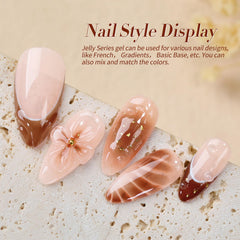 Born Pretty jelly polish black shade for bold, dramatic gel nails.